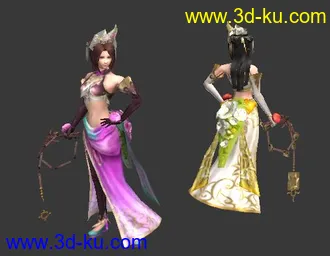 3D打印模型貂蝉妹子~~~的图片