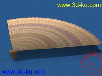 3D打印模型折扇的图片