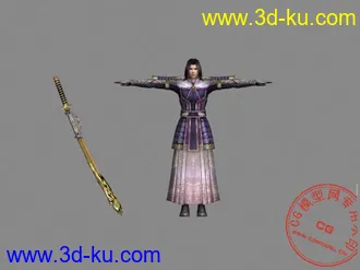 3D打印模型[首发]无双大蛇-明智光秀+[原创]自己K桢的动作视频!的图片