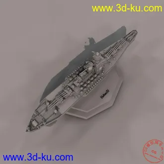 3D打印模型学了几个月MAYA，给点意见  军舰的图片