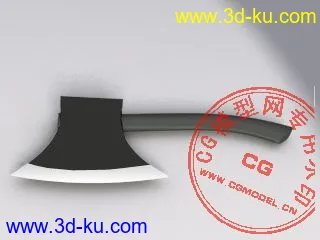 3D打印模型劈柴火的斧子的图片