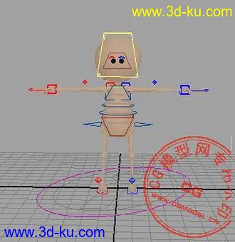 3D打印模型送大家两个Rigging做动画的图片