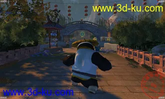 3D打印模型功夫熊猫 完整场景 无删减版的图片