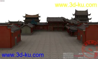 3D打印模型[首发] 一套古建筑群的图片