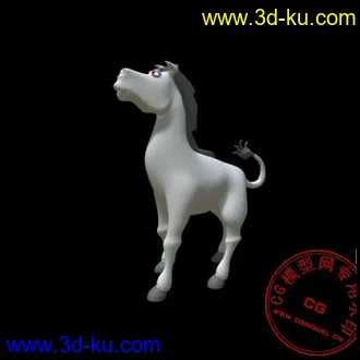 3D打印模型一只小马的图片