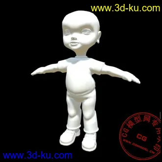 3D打印模型小孩的图片