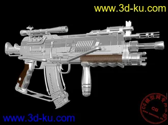 3D打印模型一把枪……的图片