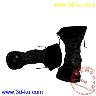 3D打印模型一双很牛的牛皮鞋  带材质的 不下会后悔哦的图片