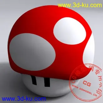 3D打印模型玛莉欧的香菇   精致!!的图片