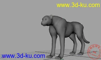 3D打印模型豹子的图片