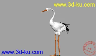 3D打印模型鹤的图片