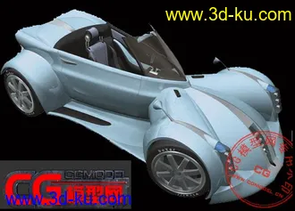 3D打印模型未来汽车的图片