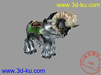 3D打印模型魔兽坐骑 羊`的图片