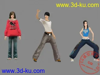 3D打印模型首发舞街区的图片