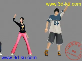 3D打印模型首发舞街区的图片