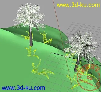 3D打印模型沙漠绿洲生长动画[申请加精]的图片