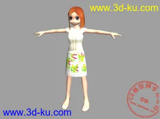 3D打印模型首发劲舞团!美女的图片