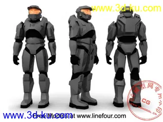 3D打印模型Halo Masterchief的图片
