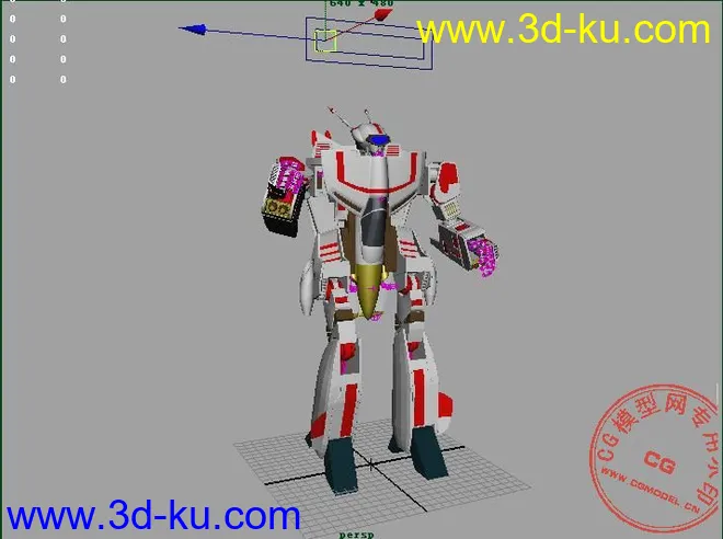 补全的可以变型的太空堡垒模型的图片4