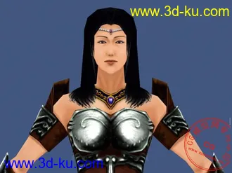 3D打印模型原创女角色，望高手指点！！的图片