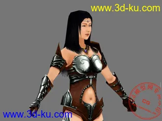 3D打印模型原创女角色，望高手指点！！的图片