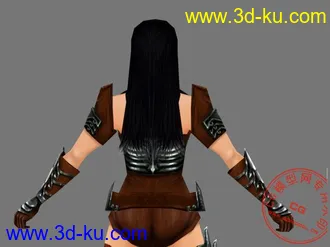 3D打印模型原创女角色，望高手指点！！的图片