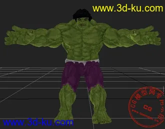 3D打印模型绿巨人2008   主角小聚  没来齐的图片