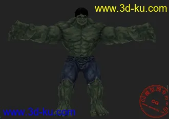 3D打印模型绿巨人2008   主角小聚  没来齐的图片