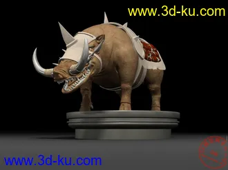 3D打印模型一只野猪高模，可以做动画用.喜欢的拿吧MSX8.0的图片
