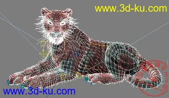3D打印模型Cgtalk4星白虎，喜欢就下吧！的图片