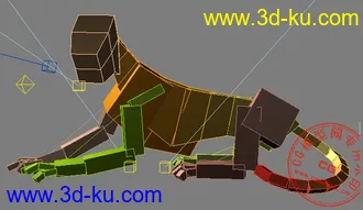 3D打印模型Cgtalk4星白虎，喜欢就下吧！的图片