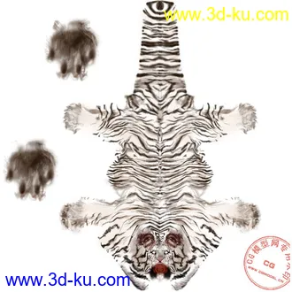 3D打印模型Cgtalk4星白虎，喜欢就下吧！的图片