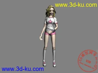 3D打印模型音乐网游AR里的三个MM的图片