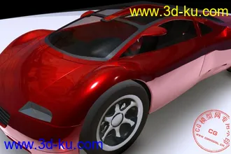 3D打印模型奥迪跑车 材质和灯光都上好了，的图片