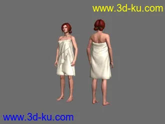 3D打印模型巫师2：刺客之王女主角的图片