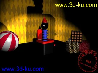 3D打印模型玩具盒动画，有带骨骼绑定的。的图片