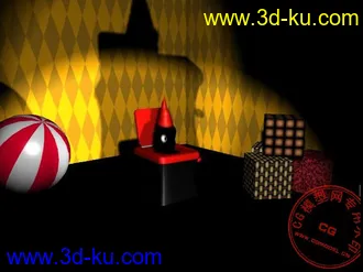 3D打印模型玩具盒动画，有带骨骼绑定的。的图片