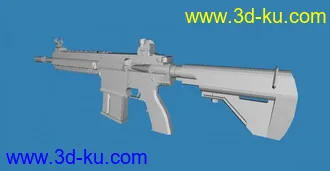 3D打印模型HK417个人修改的图片