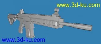 3D打印模型HK417个人修改的图片