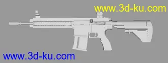 3D打印模型HK417个人修改的图片