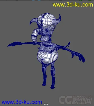 3D打印模型小牛兽人的图片