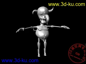3D打印模型小牛兽人的图片