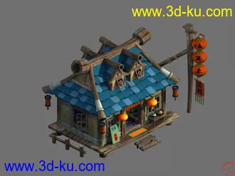 3D打印模型水浒Q传场景的图片