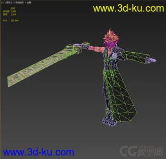 {王国之心}~的几个模型。补上次发的！的图片