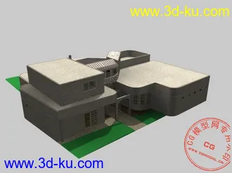 3D打印模型別墅三款  外景的图片