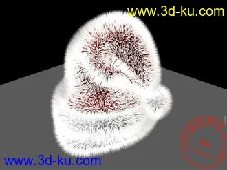 3D打印模型毛茸茸的帽子的图片