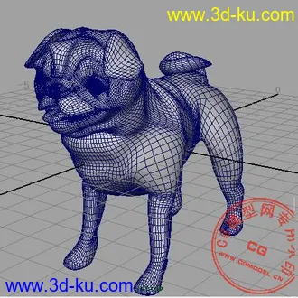 3D打印模型哈巴狗的图片