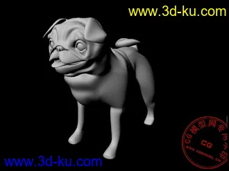 3D打印模型哈巴狗的图片
