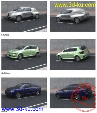 3D打印模型国外经典概念车型的图片