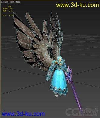3D打印模型英雄无敌之大天使的图片